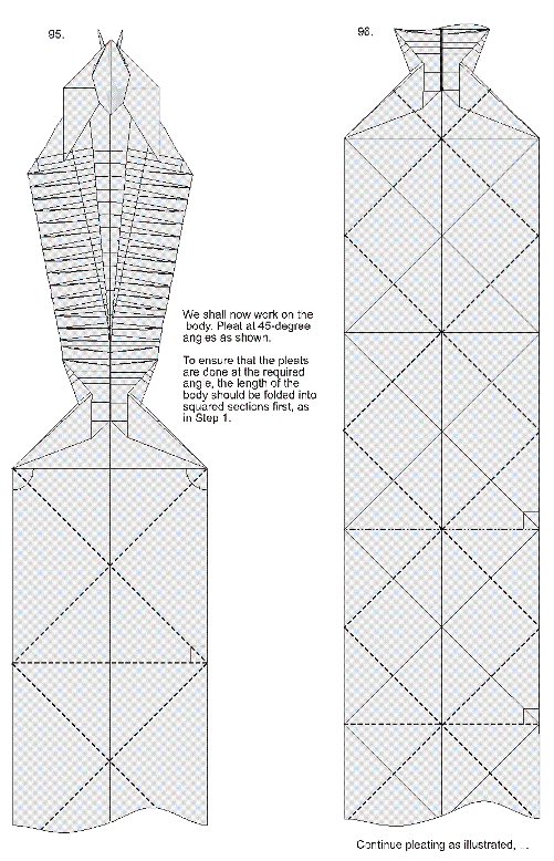 Origami Instructions King Cobra