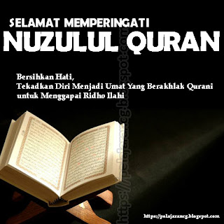 Nuzulul Quran merupakan hari diturunnya Al Quran, Nuzulul Quran ini terdapat pada bulan Ramadhan, tepatnya sekitar pada malam ke-17 Ramadhan. Malam nuzulul Quran juga terdapat dalam Quran surah Al Baqarah (2:185)