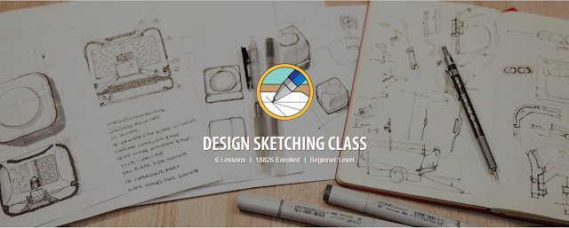 khóa học vẽ online design sketching dành cho người mới bắt đầu từ căn bản