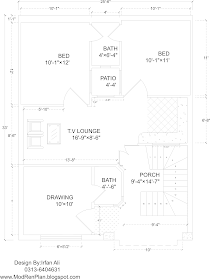 5 Marla house Plan and map with Detail |25x33 House Plan|