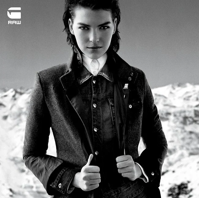 G-Star Raw Fall/Winter 2012 campaign featuring Arizona Muse