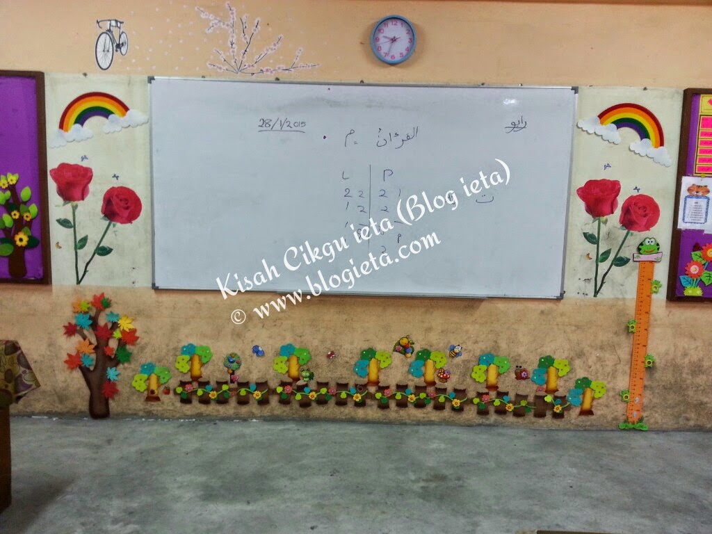 Dekorasi sempoi kelas  tahun 1 Cikgu ieta KISAH CIKGU IETA