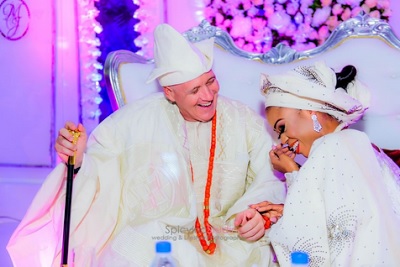 Six beautiful photos from Mariam Adeyemi's wedding to white hubby