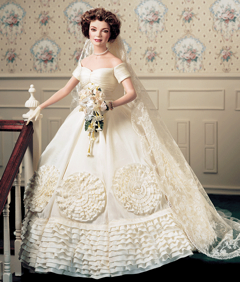 Jacqueline Kennedy on her Wedding Day