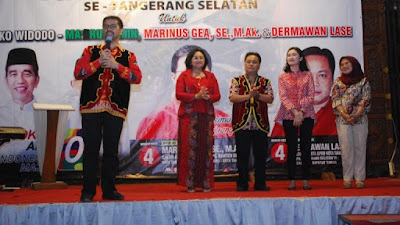 Masyarakat  Ono Niha Tangerang Selatan  Gelar Doa Bersama  Dukung Pasangan Jokowi -Ma'ruf Amin