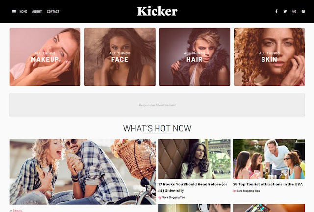 Kicker Blogger Template