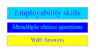 Employability skills multiple choice questions pdf