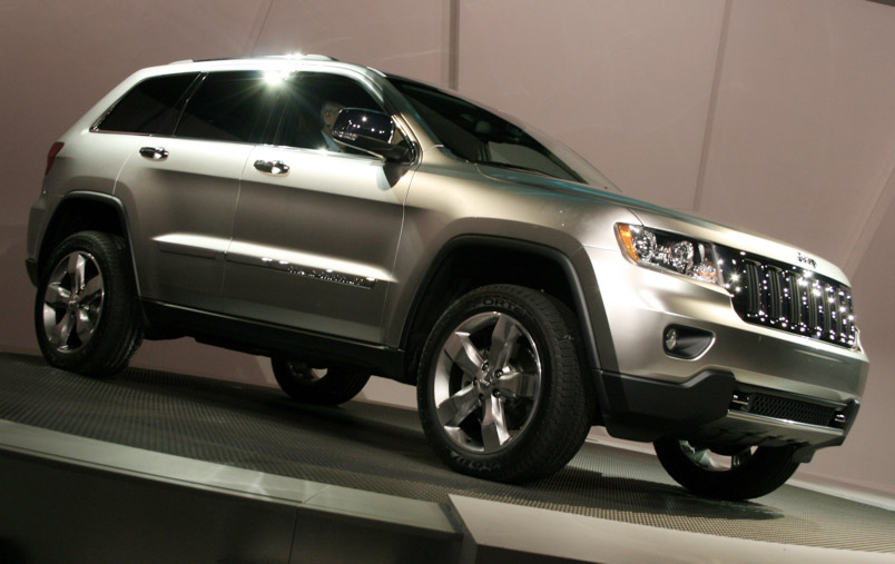 The Jeep Grand Cherokee is a midsize UniFrame sport utility vehicle 