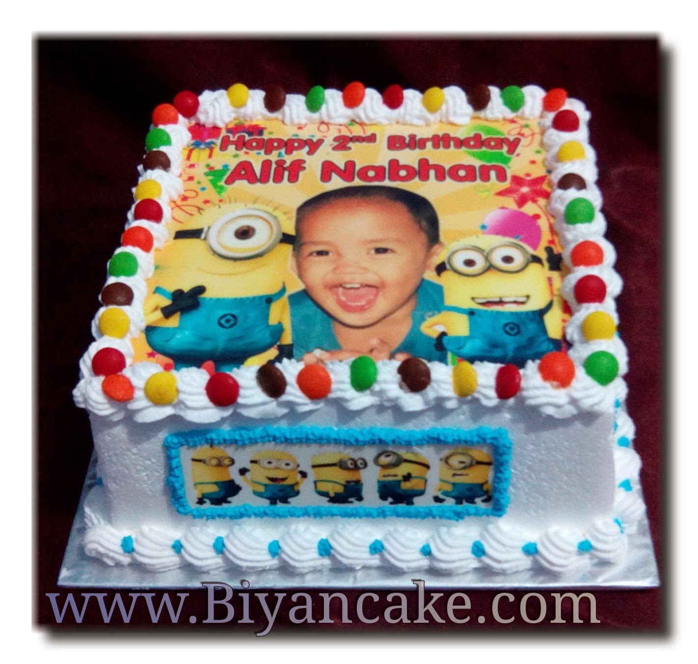 Kue Tart Minion Biyan Cake