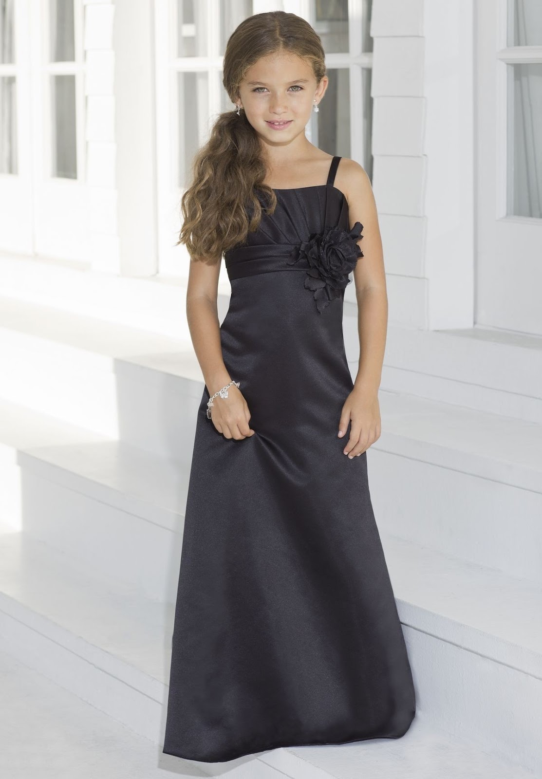 Black Bridesmaid Dresses for Junior