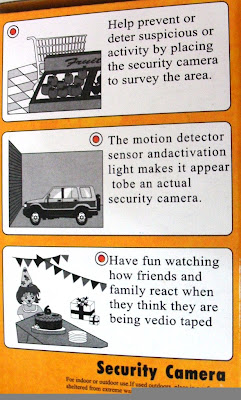 Dummy Security Video Camera