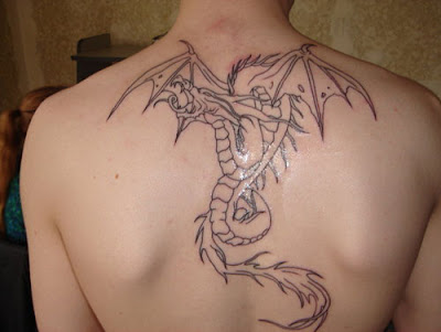 Best Dragon Flaying  Tattoo Design 