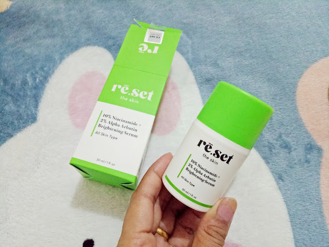 Serum Reset The Skin 10% Niacinamide + 2% Alpha Arbutin Brightening Serum