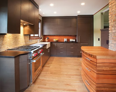 Contoh Desain Lemari  Gantung  Dapur Modern Gambar Rumah 