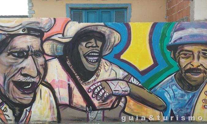 Arte nas ruas de Barra do Jucu