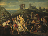 The Israelites after Crossing the Red Sea by Simon de Vos - Christianity Paintings from Hermitage Museum