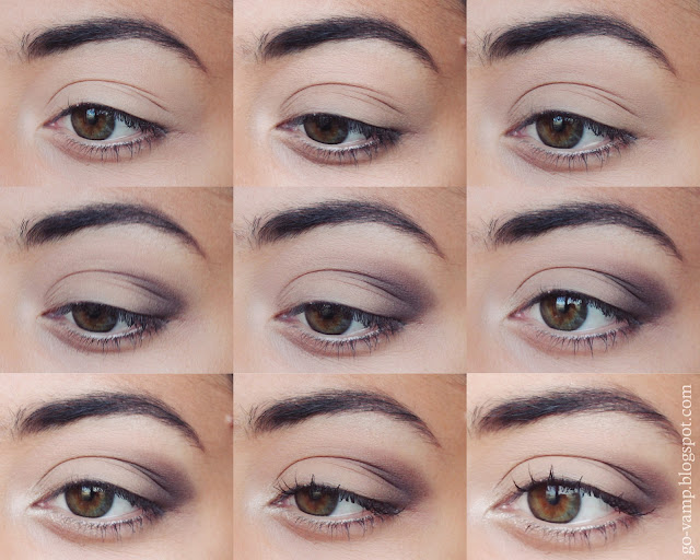 natural eyeshadow  Eyes   tutorial makeup  tutorial Go  Natural Vamp