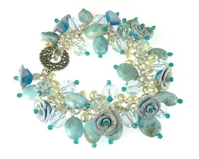 On the other end of the spectrum is this lush, unique charm bracelet.