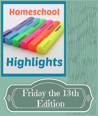 Homeschool Highlights - Friday the 13th Edition on Homeschool Coffee Break @ kympossibleblog.blogspot.com