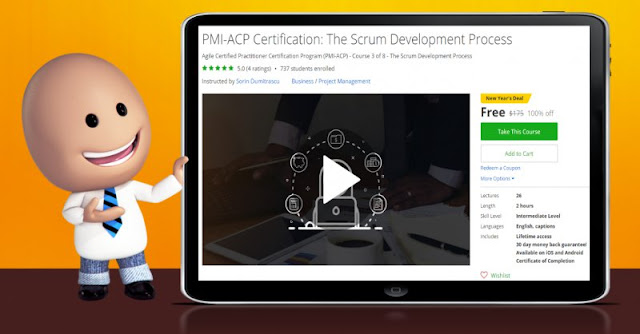 [100% Off] PMI-ACP Certification: The Scrum Development Process|Worth 195$