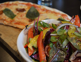 Family Dining at Fratello's, Jesmond - A review - Light option half pizza and salad