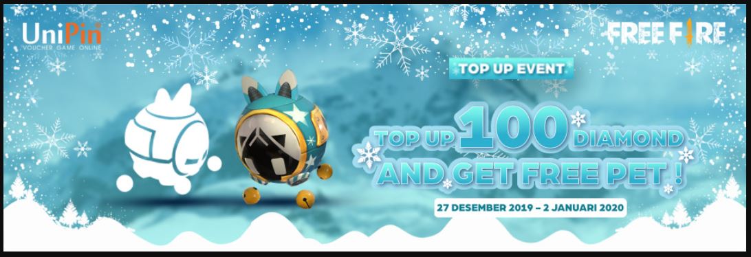 contoh top up event FF di UniPin