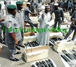 EXPOSED: Owner Of Imported 1570 Riffles Seized In Lagos By Customs as Another 470 Seized