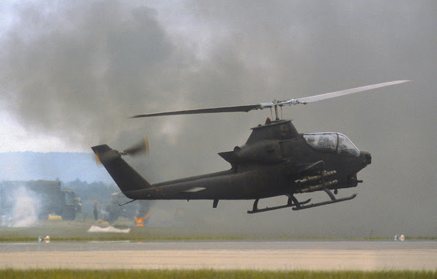 AH-1S of the 503rd AvCo Greenham Common 1979