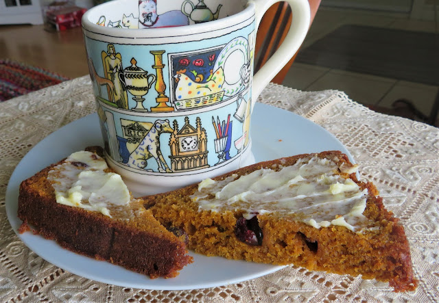 Pumpkin, Orange & Cranberry Bread