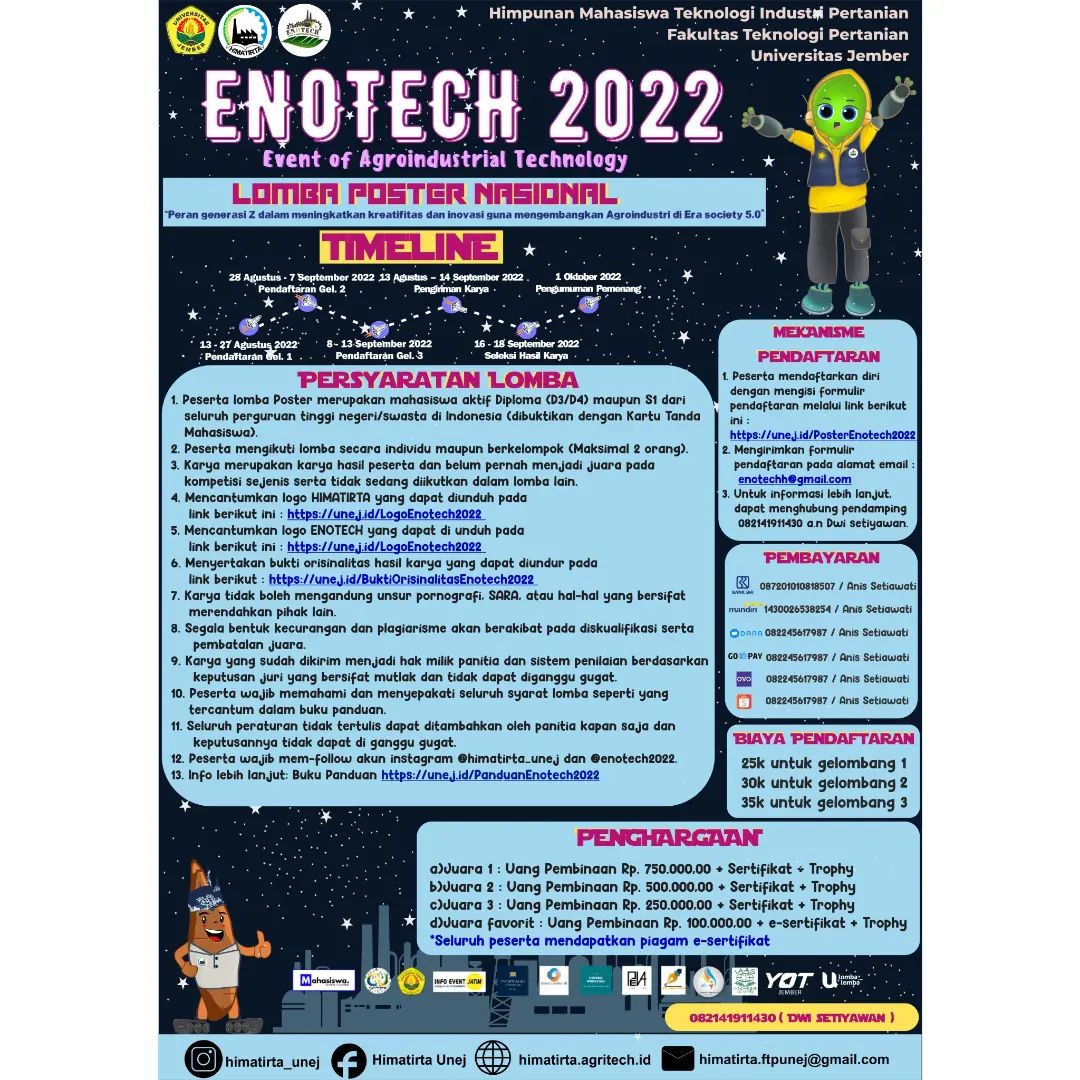 Lomba Poster Nasional ENOTECH 2022