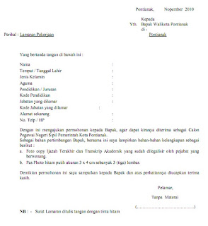 Website Kumpulan Contoh Surat Contoh Surat Lamaran  Share 