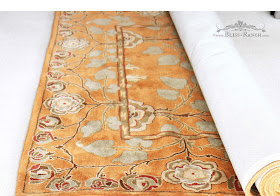 Orange Area Rug Bliss-Ranch.com