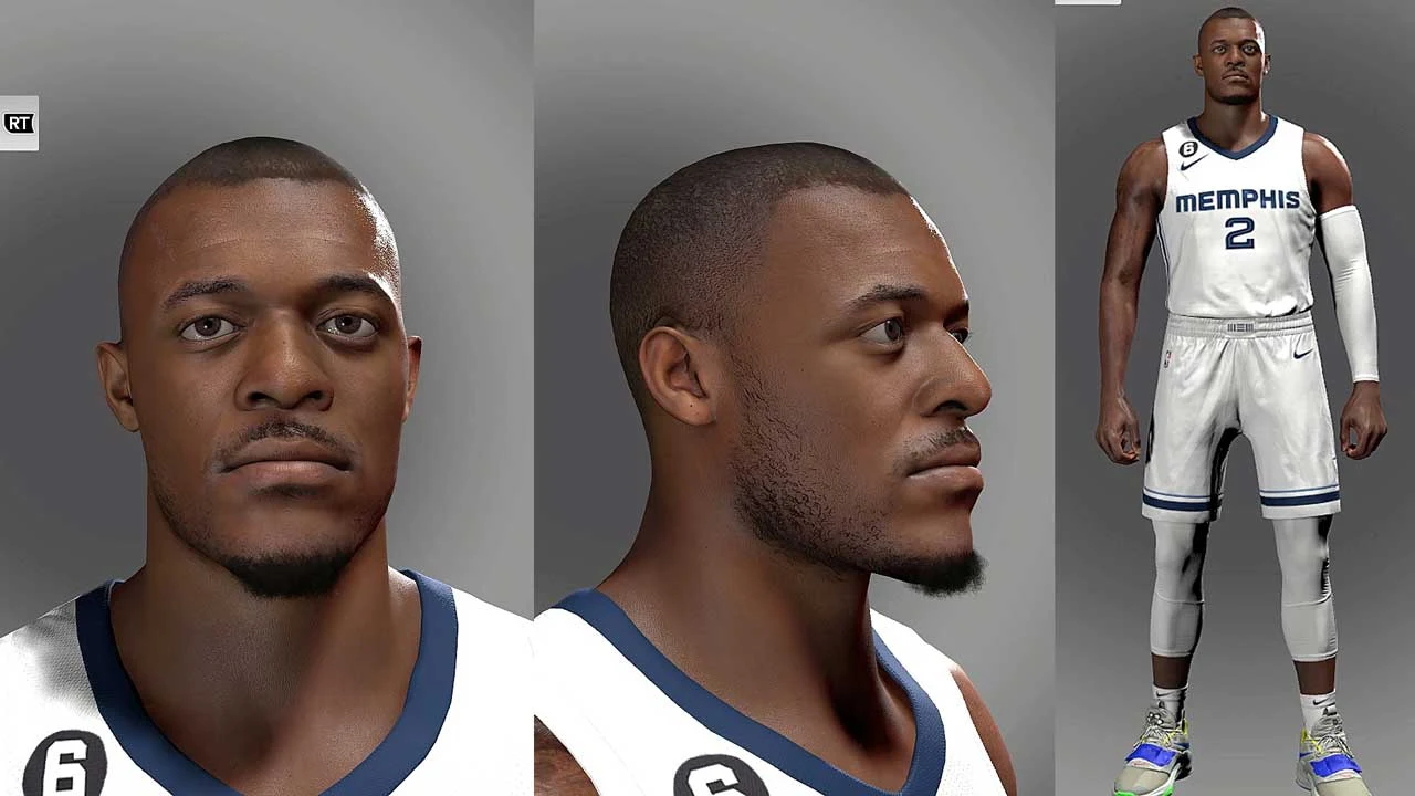 NBA 2K23 Xavier Tillman Cyberface (Current Look)