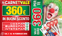 Logo Buoni sconto Despar per 360 euro di risparmio