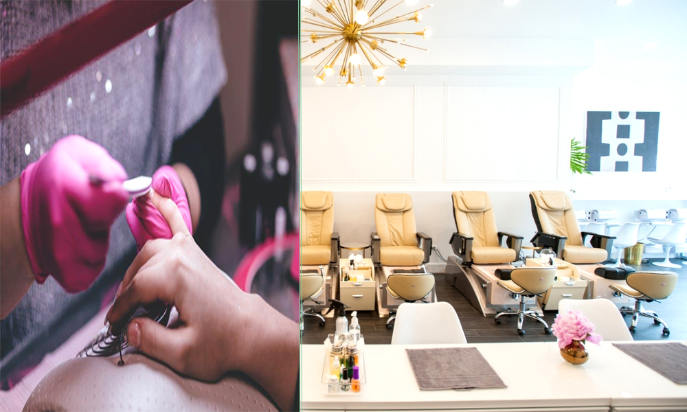 How to search for a nail salon near me in America