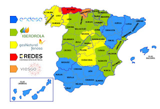 ¿Quién distribuye electricidad en España?