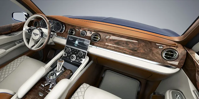 Bentley EXP 9 F SUV dash