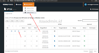 menu upload sptjm verval ponsel