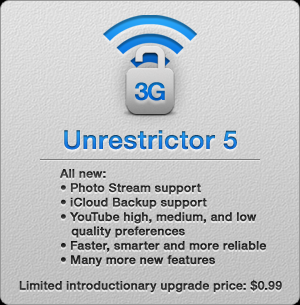 Cydia App 3G Unrestrictor 5