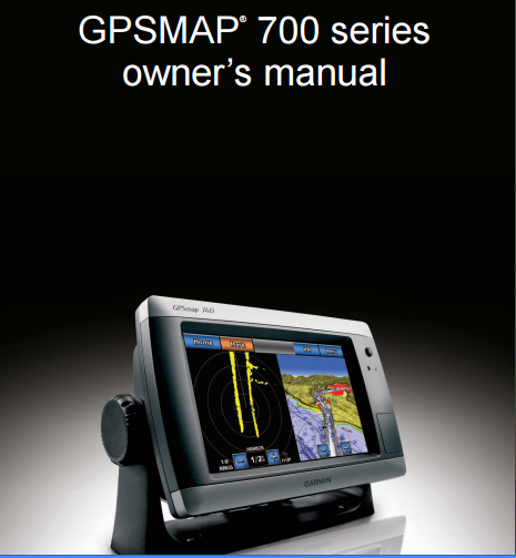 Garmin GPSMAP 740s Manual