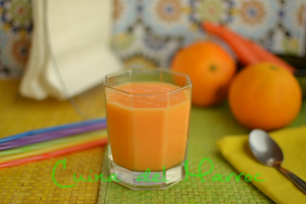 Suc de taronja i pastanaga a la marroquina