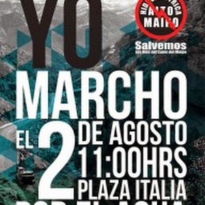 Convocan a una nueva marcha contra Alto Maipo