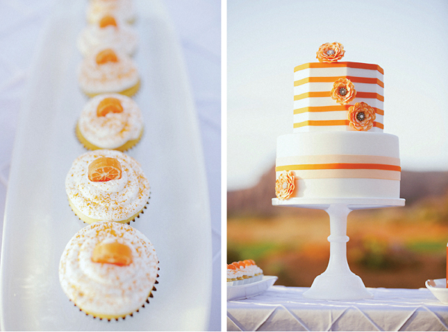 Gorgeous Tangerine Tango Wedding Inspiration