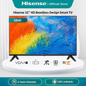 NEW ARIVAL 32E4H TELEVISI HISENSE 32" HD VIDA SMART TV