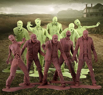 The Walking Dead Zombie PVC Army Men by Gentle Giant