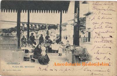 Antiga Praza de Abastos. Postal