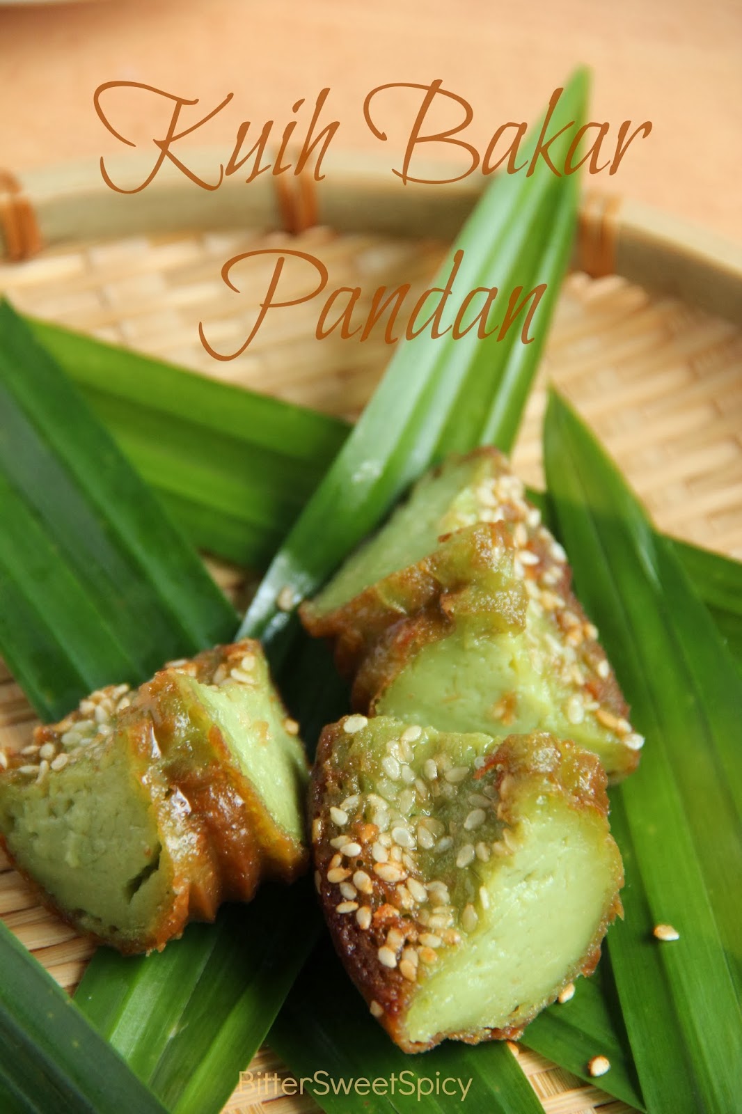 BitterSweetSpicy: Kuih Bakar Pandan