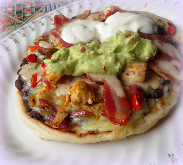 Mexican Chicken Club Flatbread