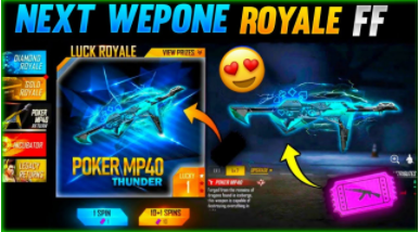 Free Fire Next Weapon Royale Gun Skins In September | free fire