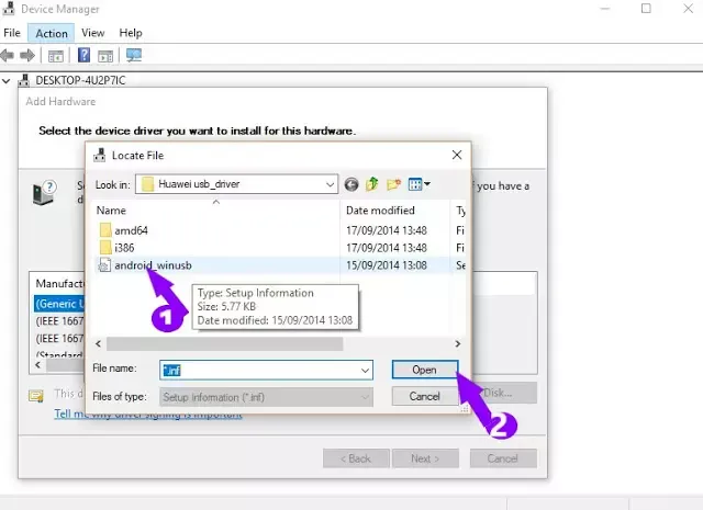 Download dan cara Install CDC USB Driver untuk Windows